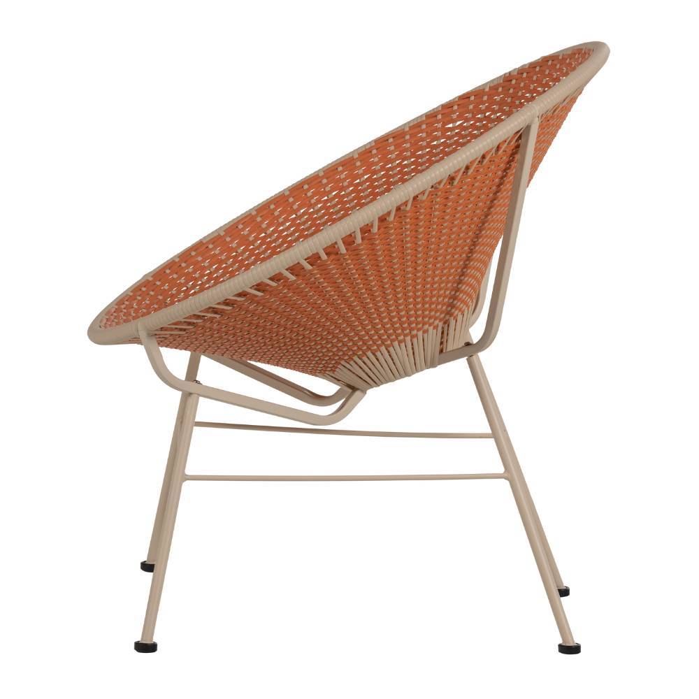 Acapulco-Design-Gartenstuhl in Orange - Durac