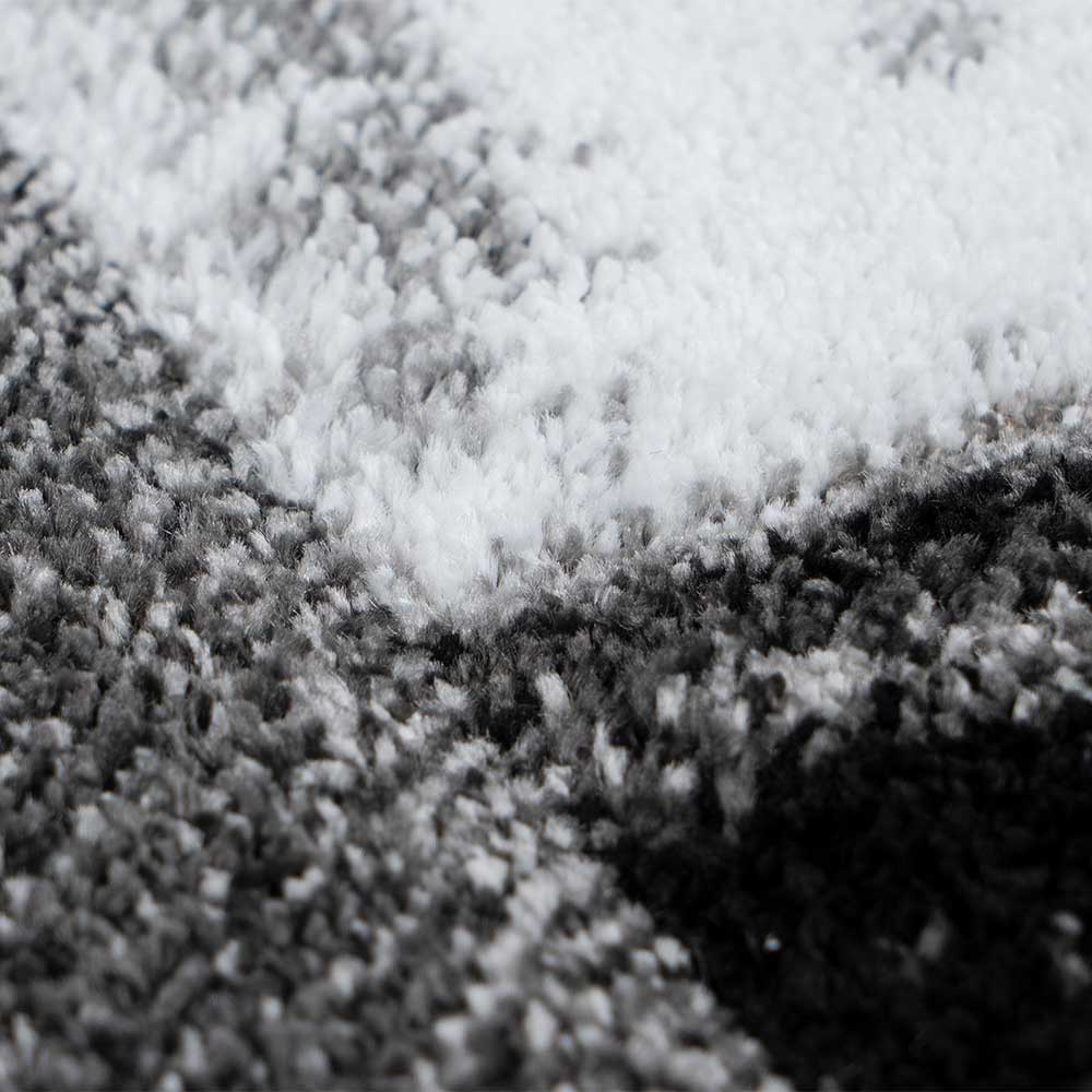 Brush Design Teppich in Grau und Schwarz - Naspar