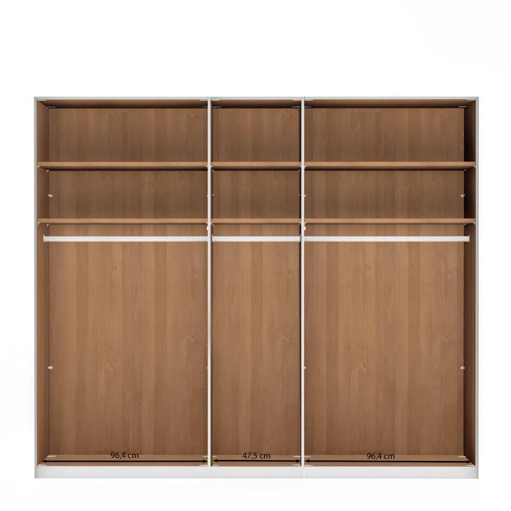 Schlafzimmer-Kleiderschrank 5-türig - Nikoba
