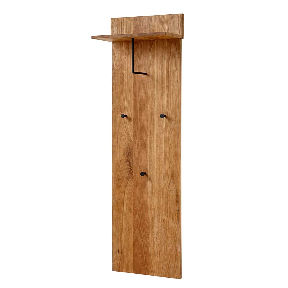 42x135x20 Massivholz Garderobe Paneel aus Eiche - Kopiana