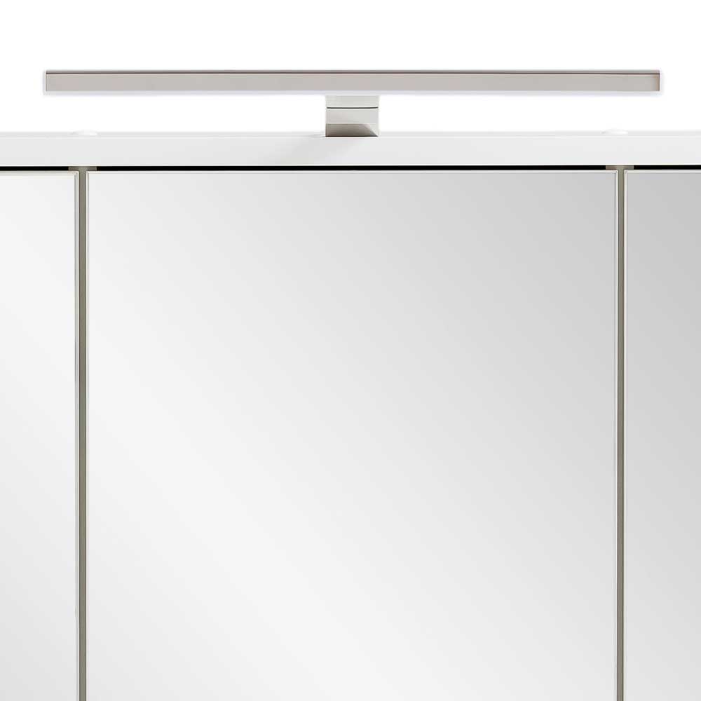 3-türiger Spiegelschrank mit Ablage - Asinaras