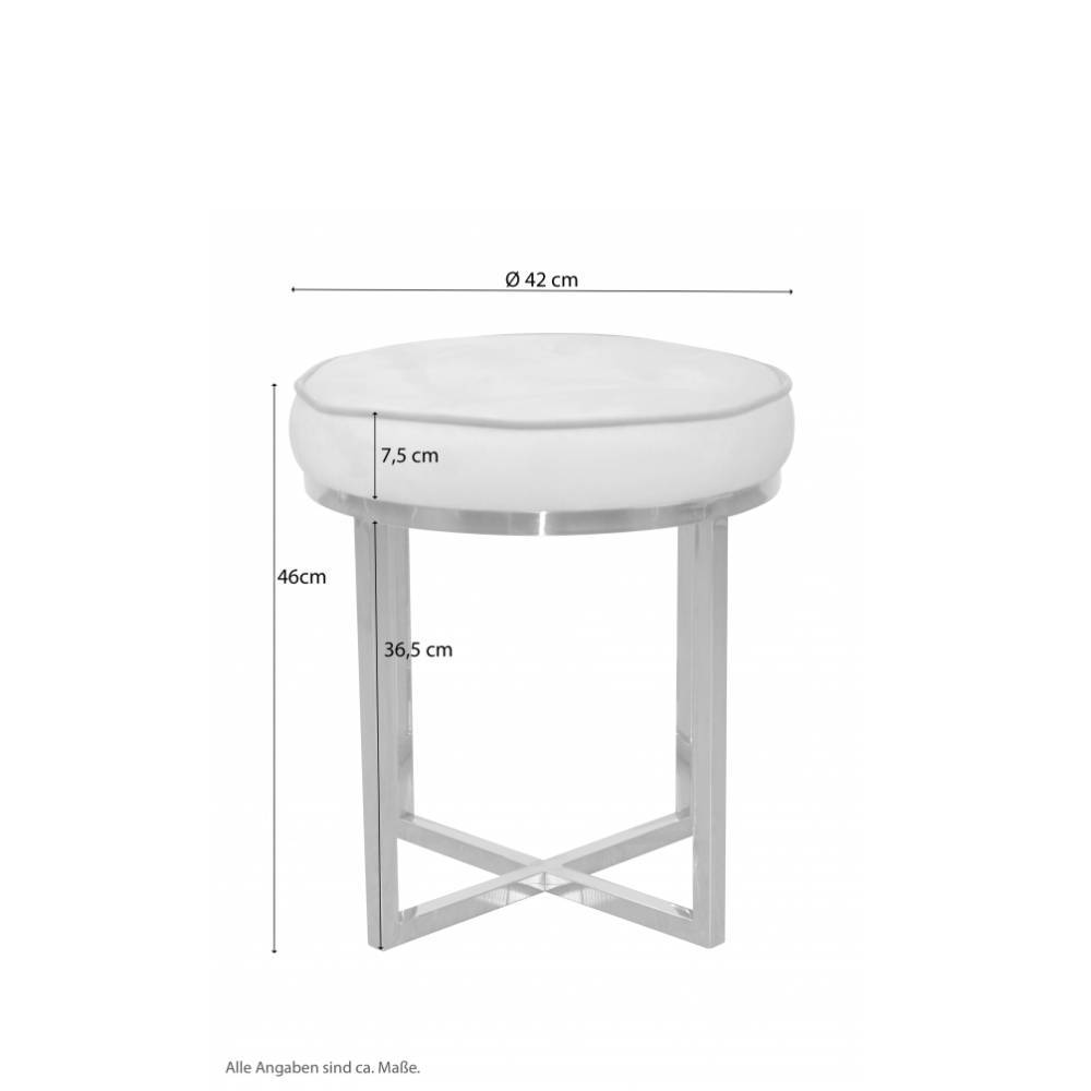 Retro Hocker in Smaragdgrün Samt - Pysero