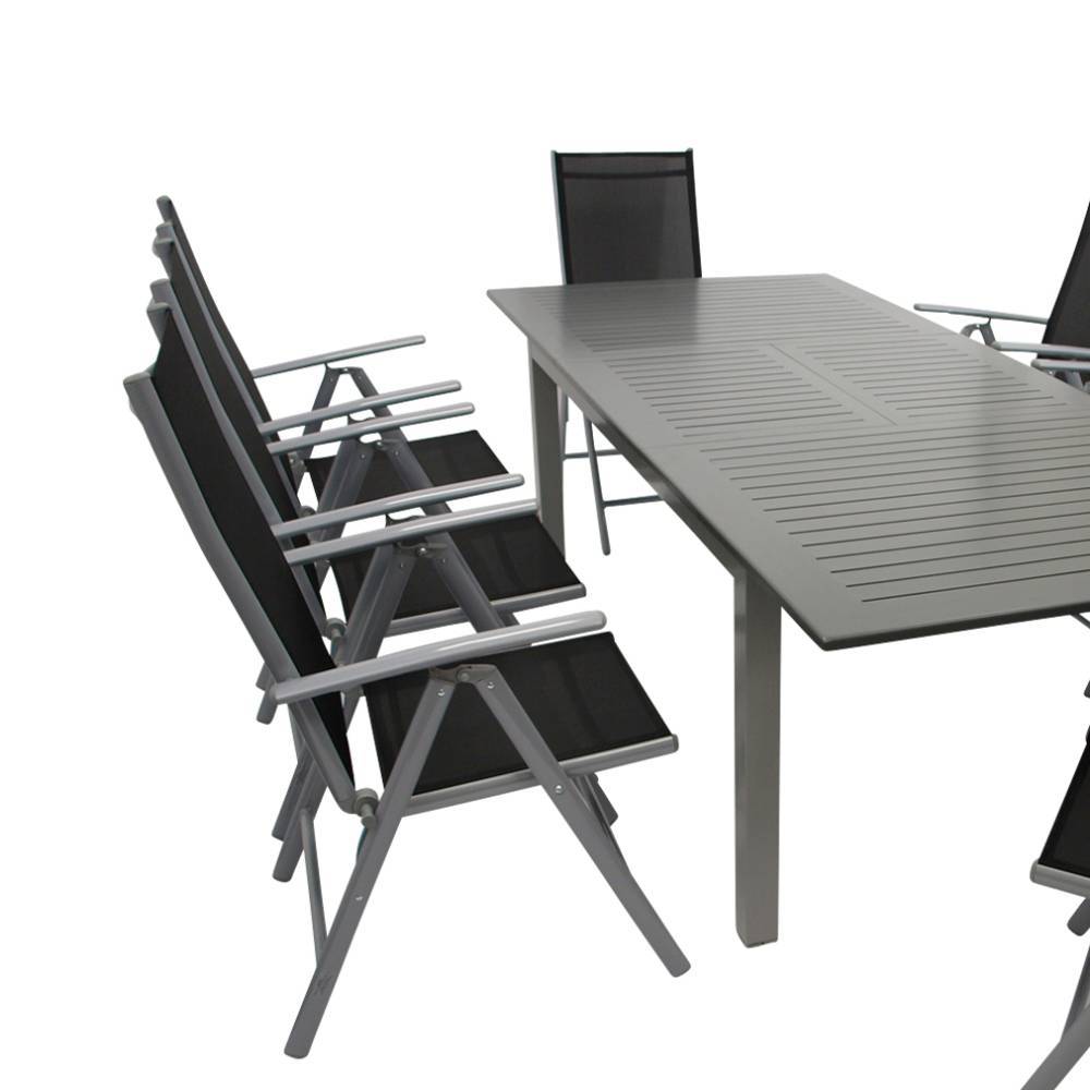 Outdoor-Essgruppe mit acht Stühlen - Son (neunteilig)