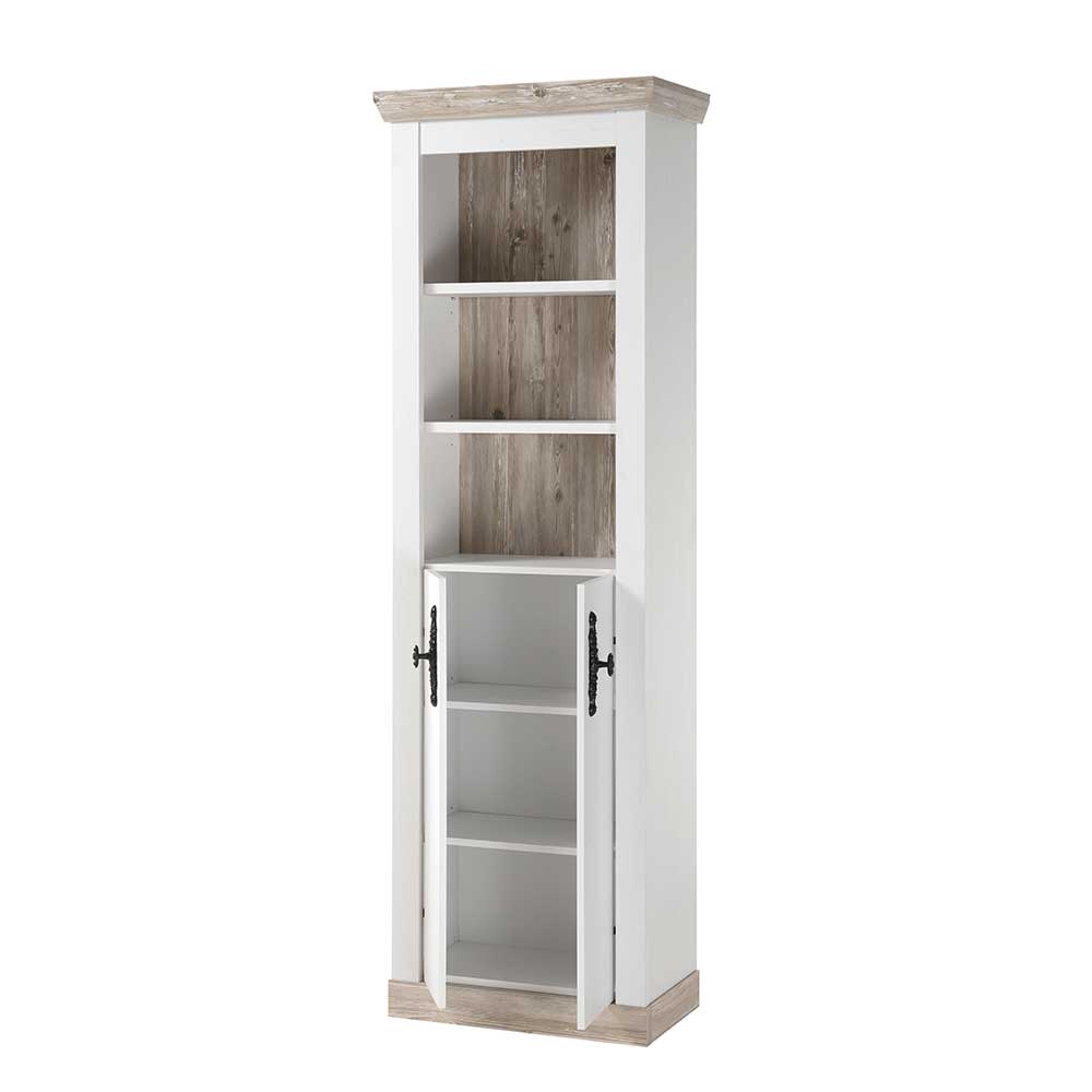 Country Style Badschrank 200 cm hoch - Doules