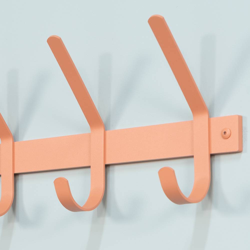 Wandgarderobenleiste in Terracotta - Riumana