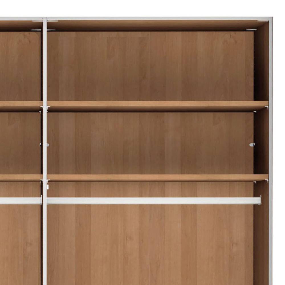 Glasfront-Kleiderschrank 236 cm hoch - Angelina