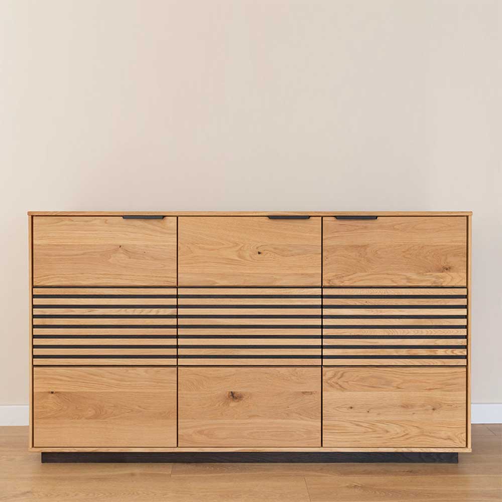 Massivholz Sideboard aus Eiche - Eribella