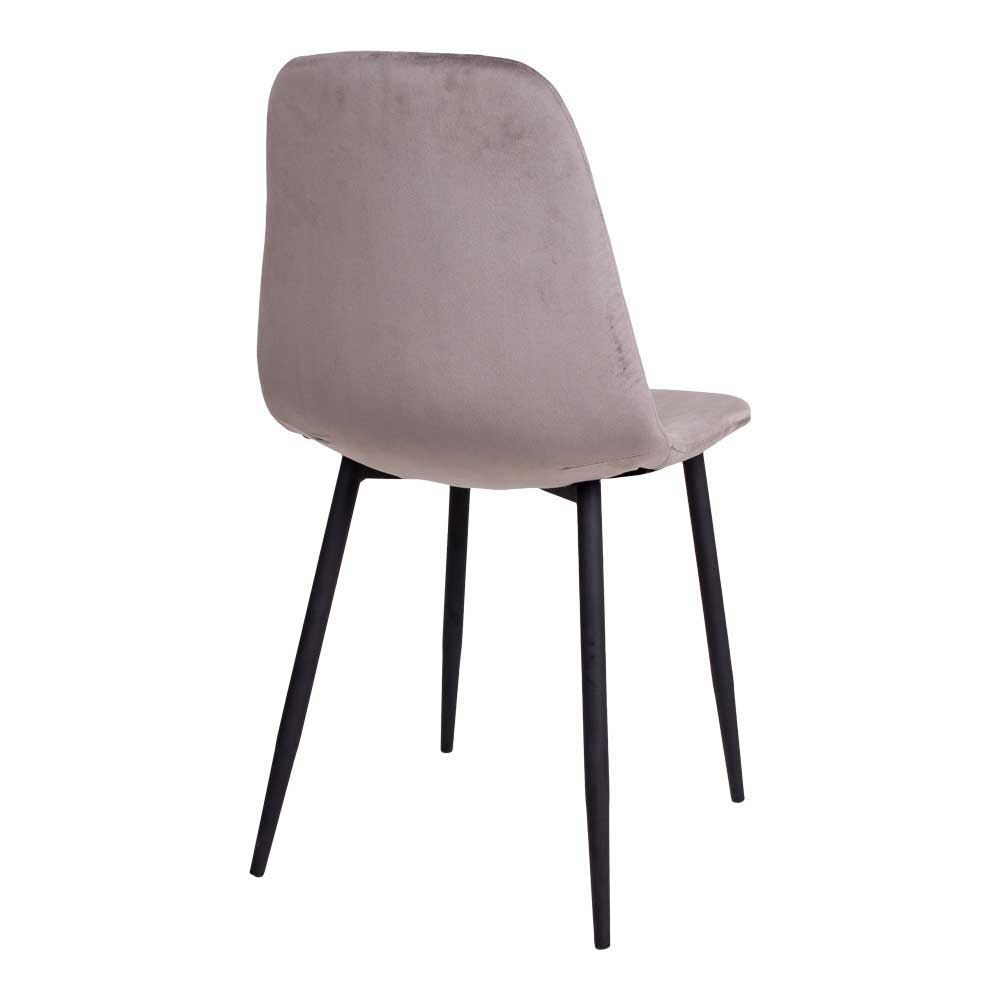 140x95 X-Fuß Esstisch & 4 Stühle - Turino (fünfteilig)