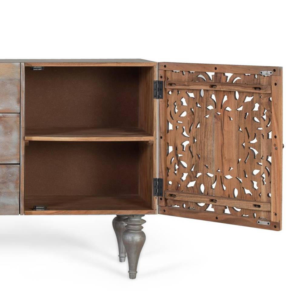 Vintage Sideboard in Grau - Pablos