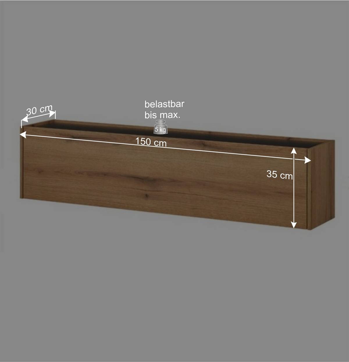 Vitrine und Hängeschränke Set - Colomania (dreiteilig)