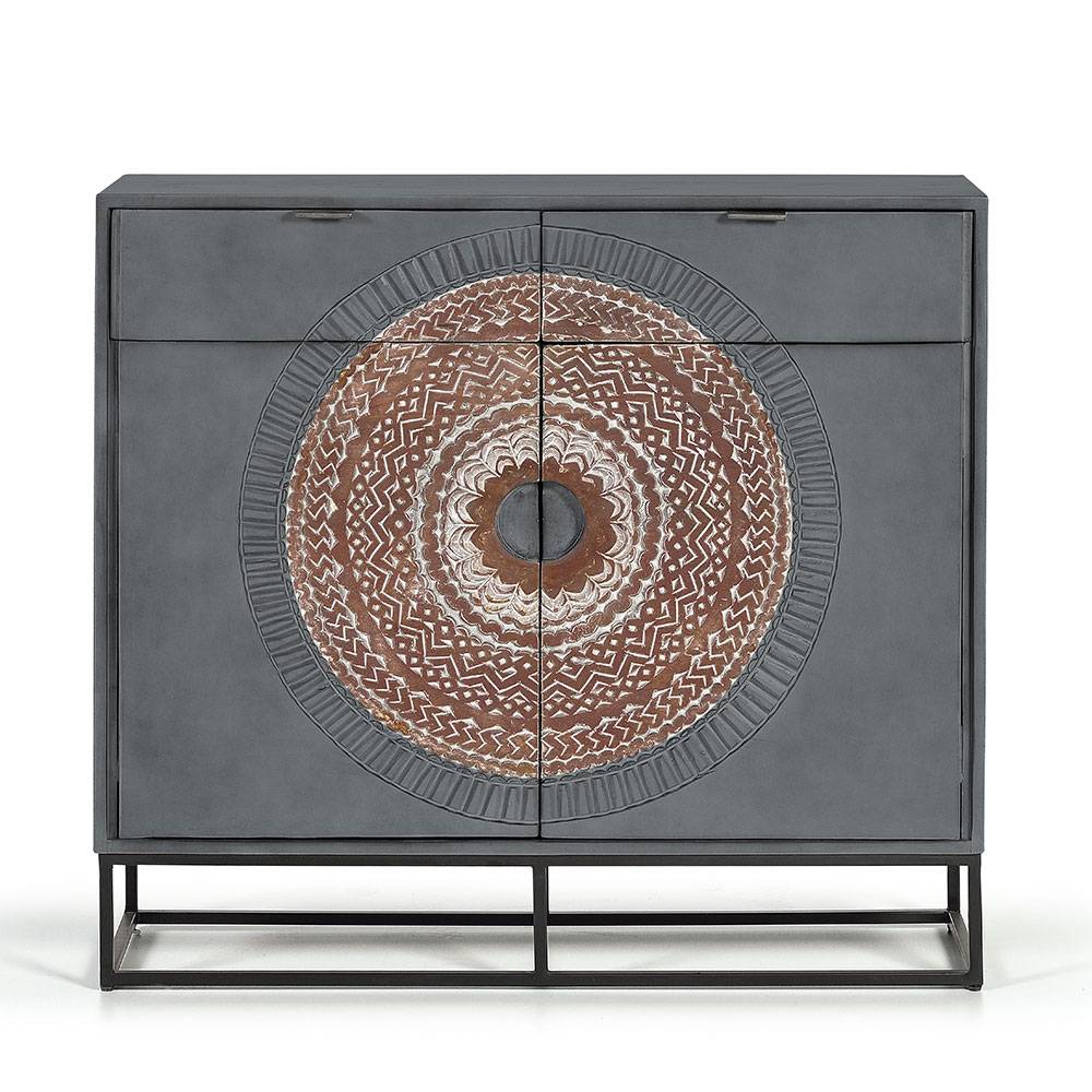 Kombi-Kommode - dekorativ mit Mandala - Mesusco