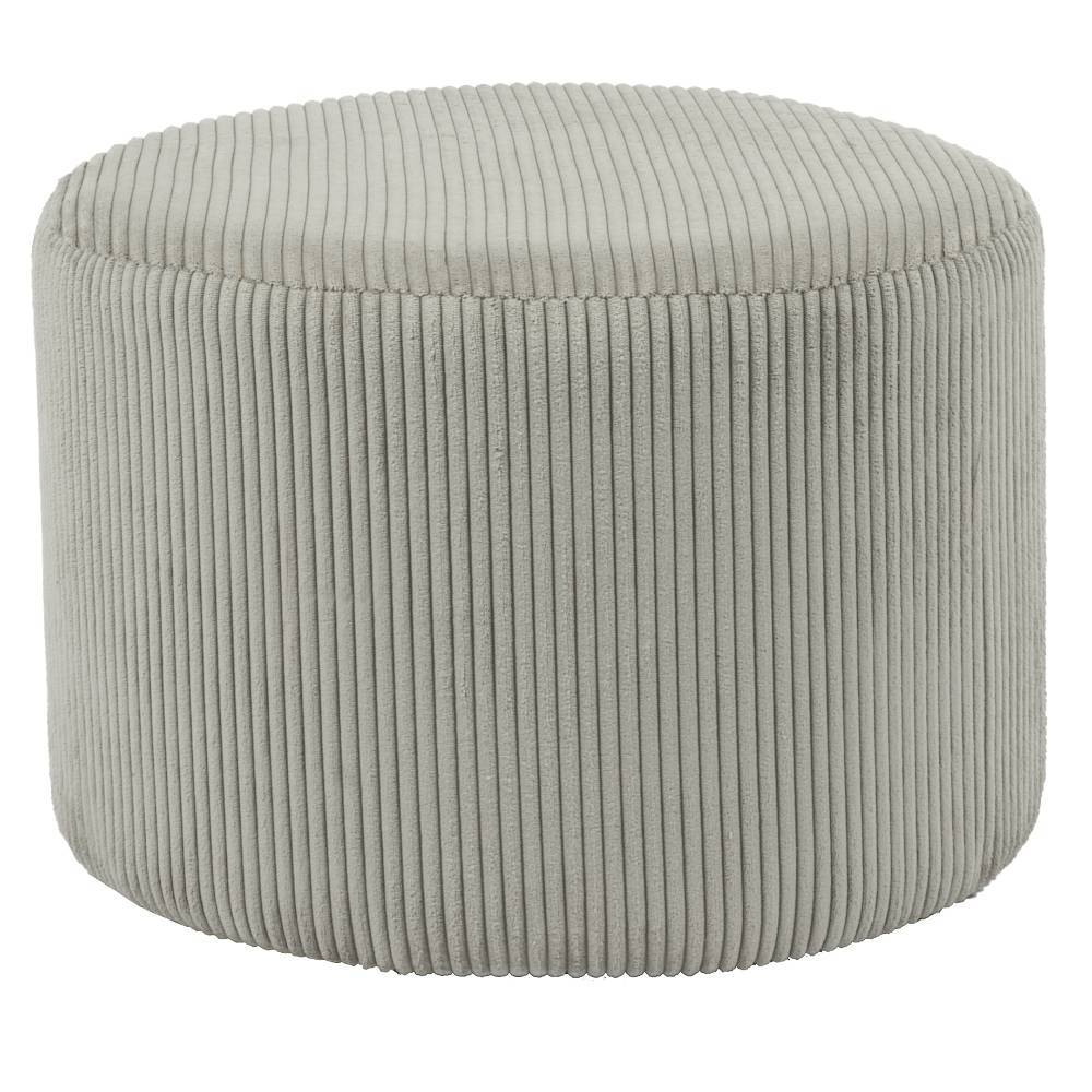 Skandi Hocker in Hellgrau Cord - Nutures