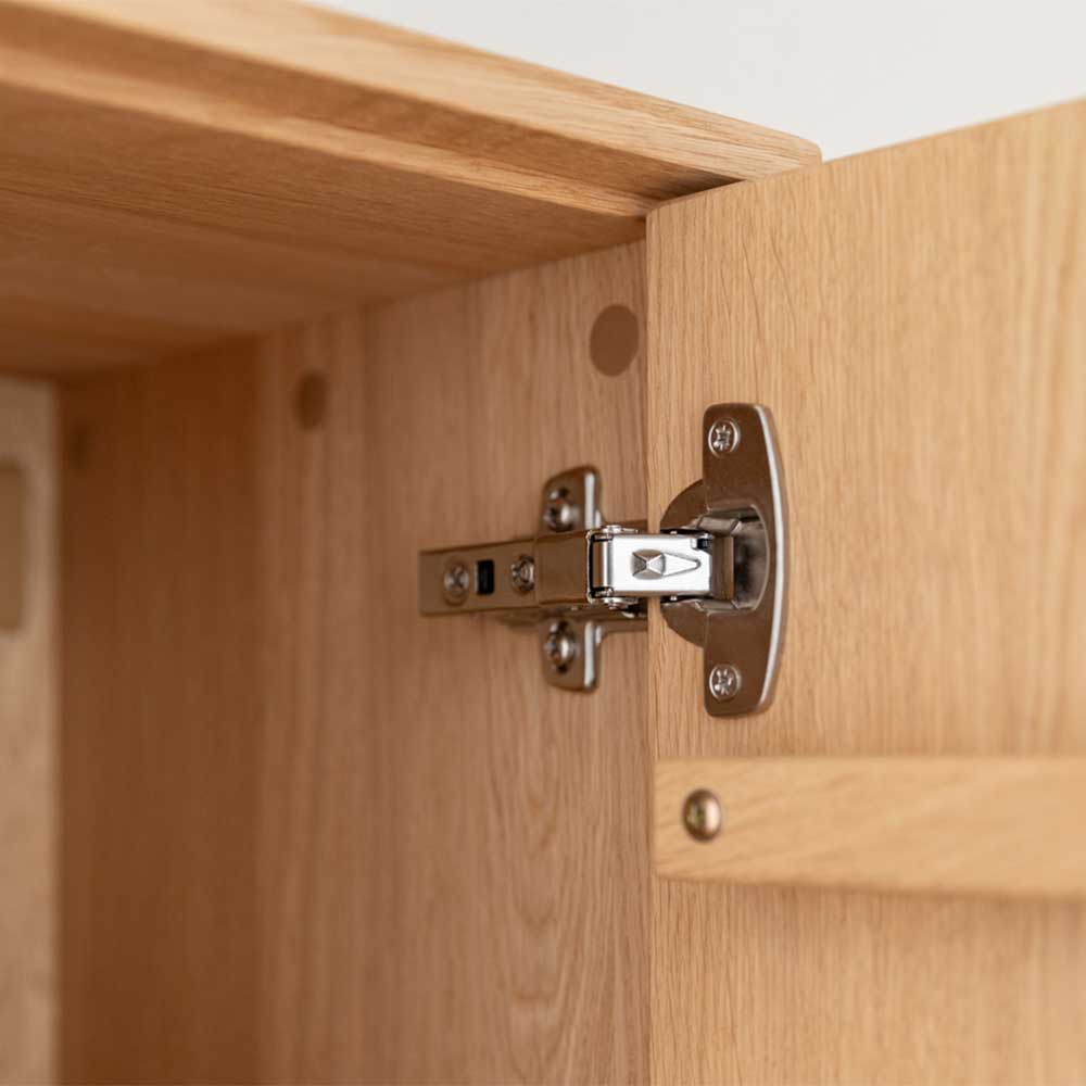 Eichenholz Sideboard mit Sockelgestell - Judita