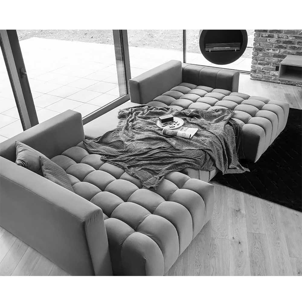 U-Form Wohnzimmersofa mit Schlaffunktion - Baiana