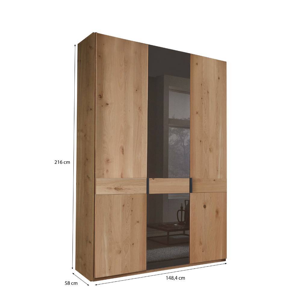 Schlafzimmer-Kleiderschrank mit drei Türen - Vutonia