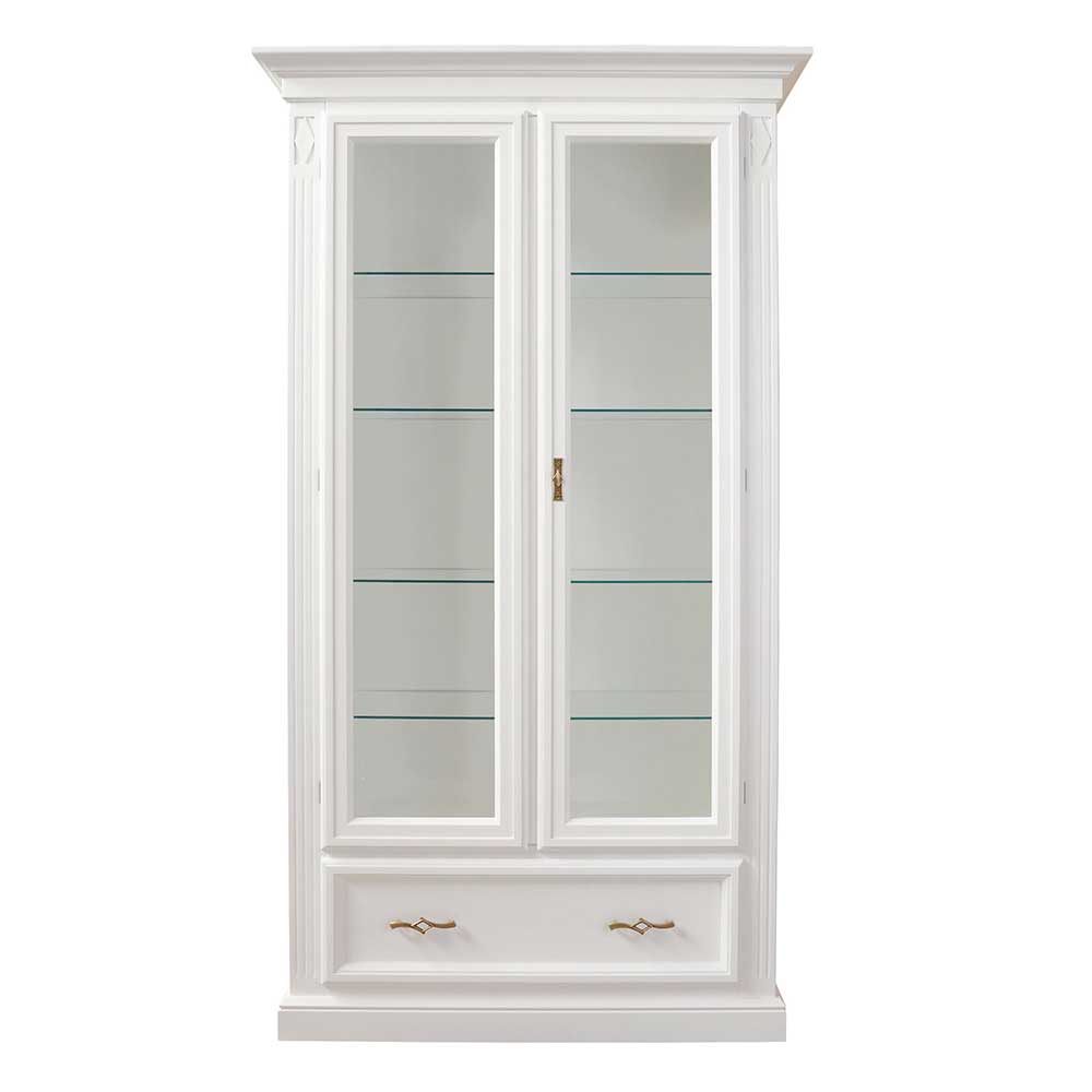 Vitrinenschrank in Weiß - Eli