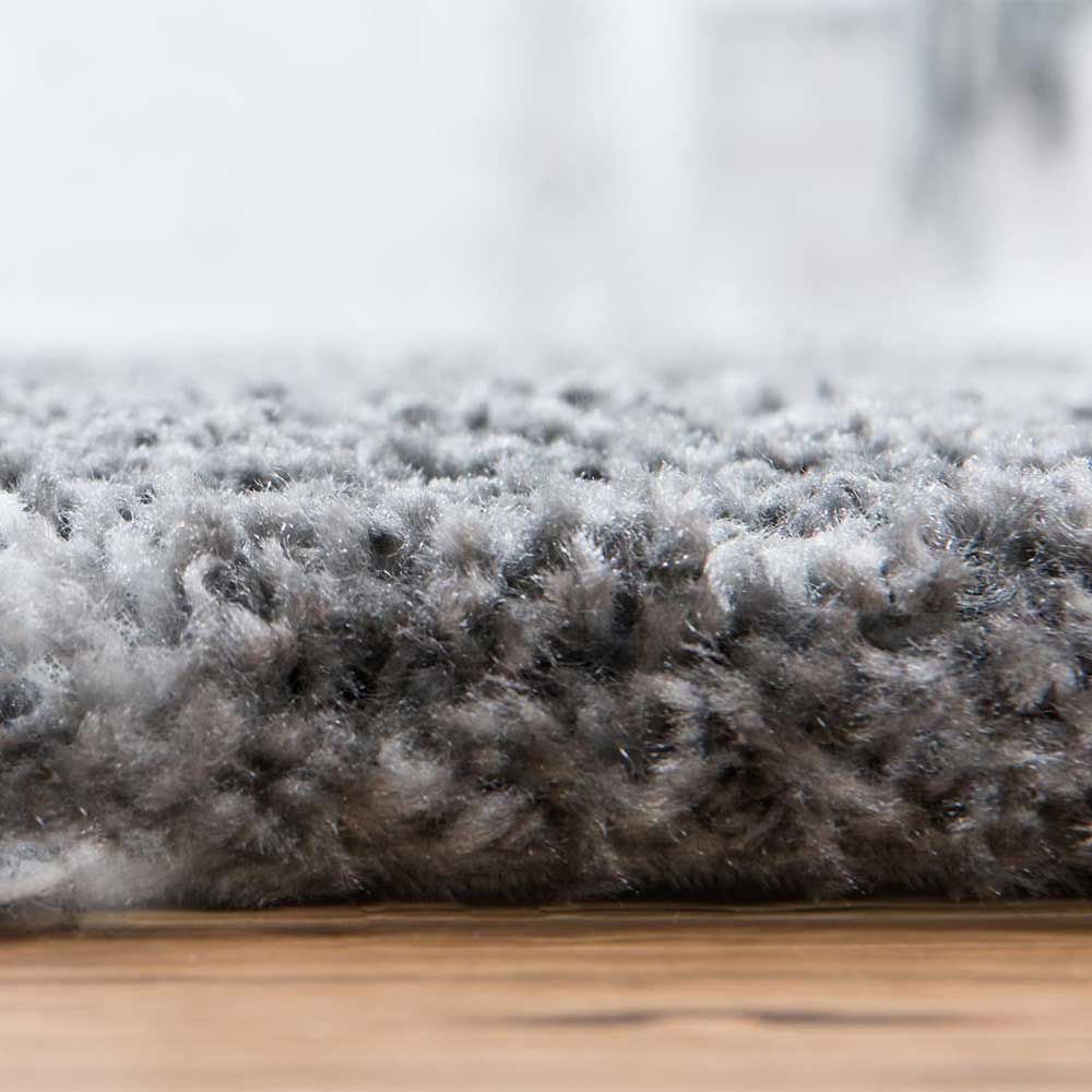 Teppich mit 150 cm Durchmesser in Grau & Creme - Ossana