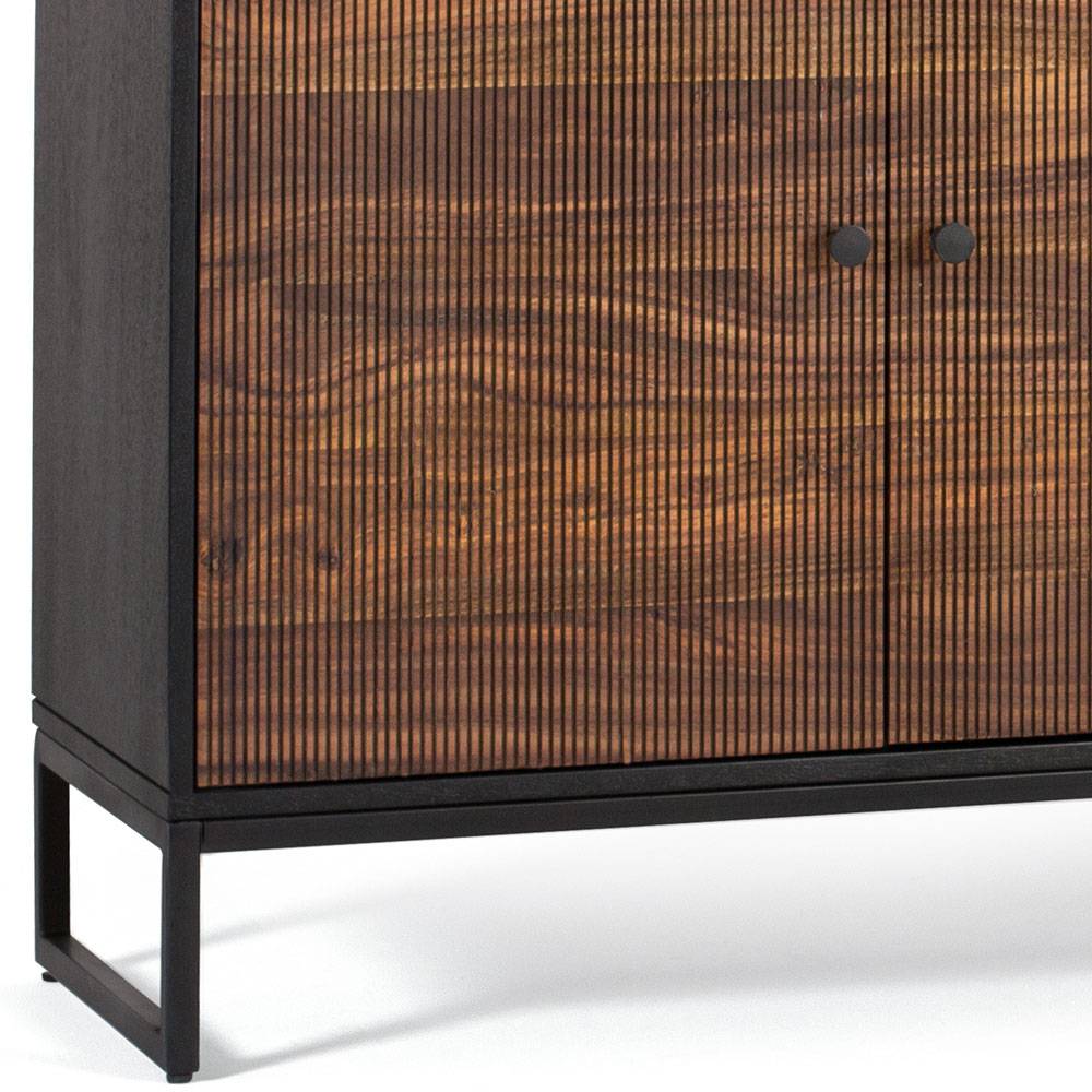 Design-Sideboard aus Mangoholz und Palisander - Ondarroa