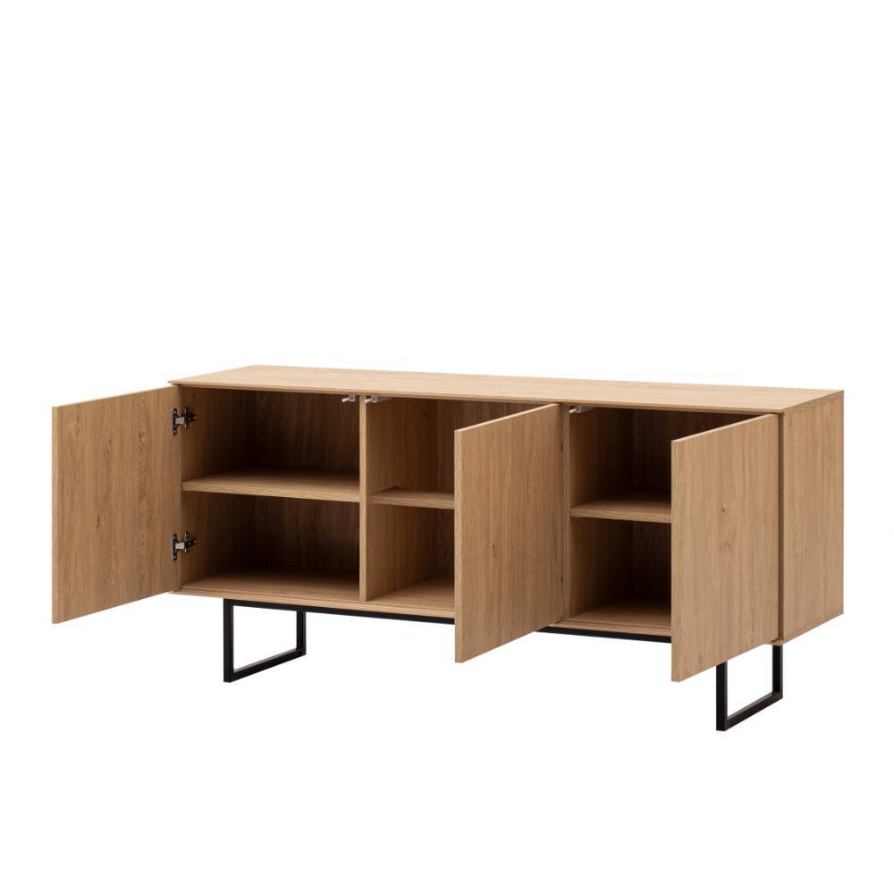 Lowboard und Vitrine Set - Jaskin (zweiteilig)