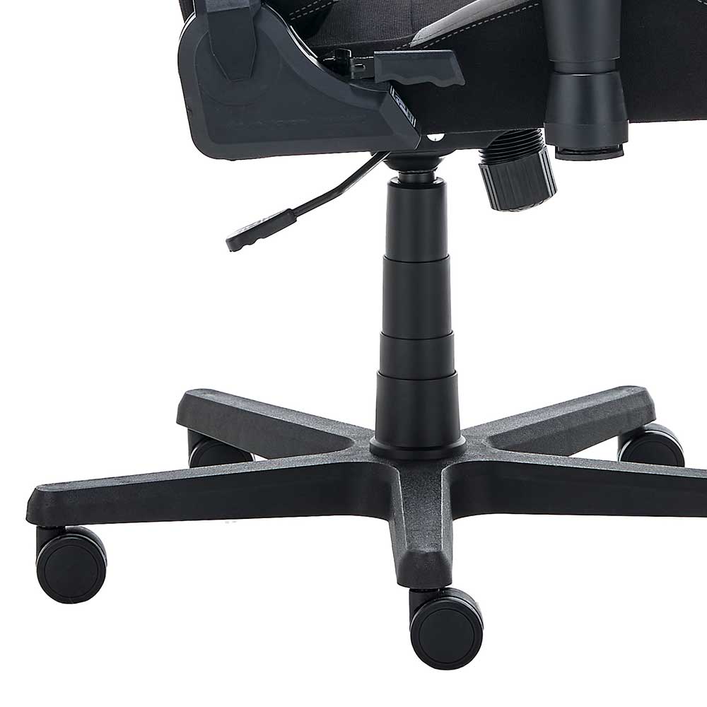 Gaming Chair in Schwarz Grau - Tannilo