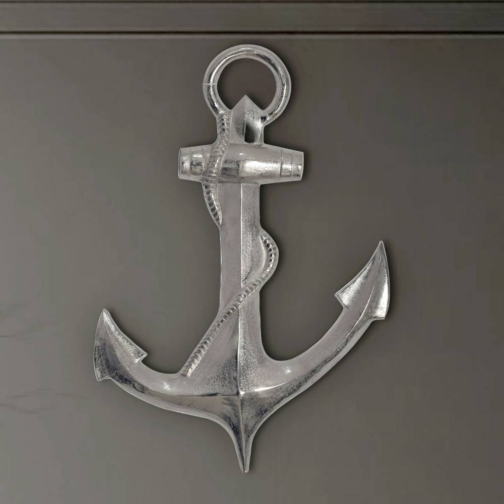 Anker Wanddekoration aus Aluminium - Bilbaos