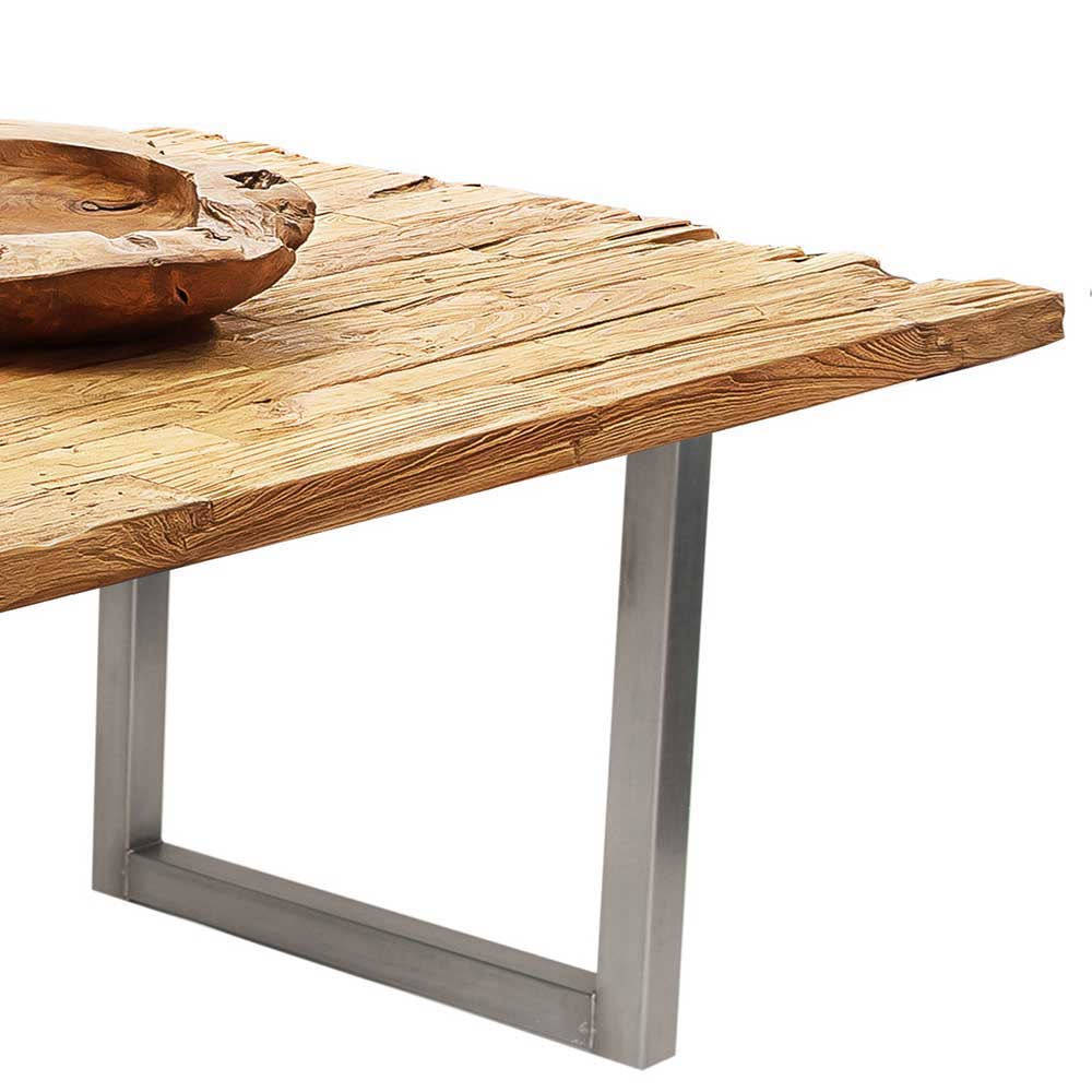 Rustikaler Tisch aus recyceltem Teak - Marissa