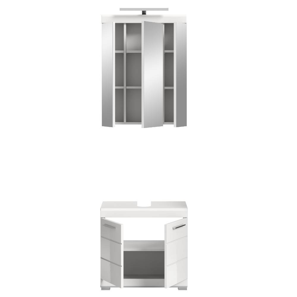 Badezimmer-Waschplatzmöbel Set - Henriette (zweiteilig)