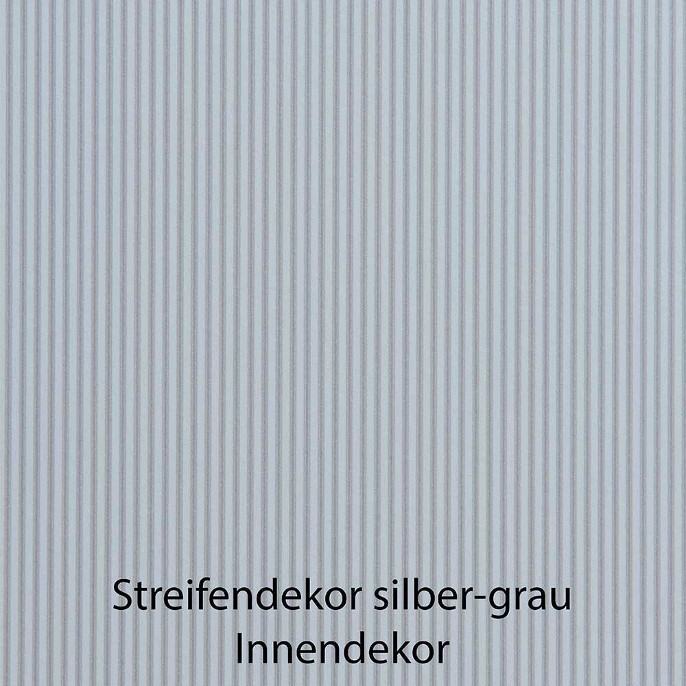 Kommode in Braun mit Glasfront - Madita