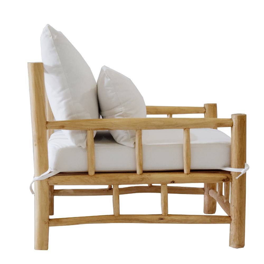 Outdoor Lounge-Sofa aus Teak Massivholz - Fredellia