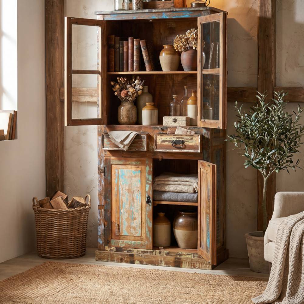 Vitrine Jamaica in Bunt