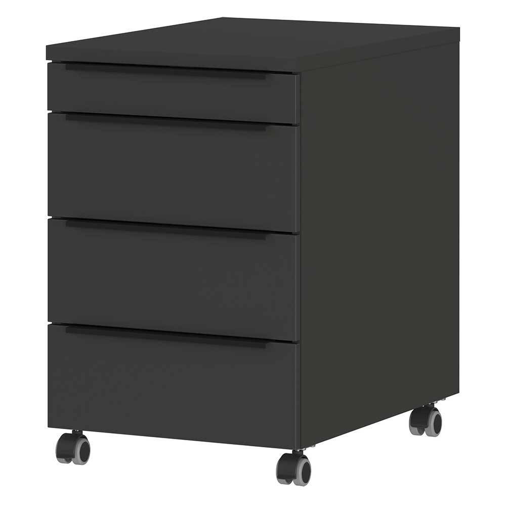 Elektrisch verstellbarer Bürotisch & Rollcontainer - Tila (zweiteilig)