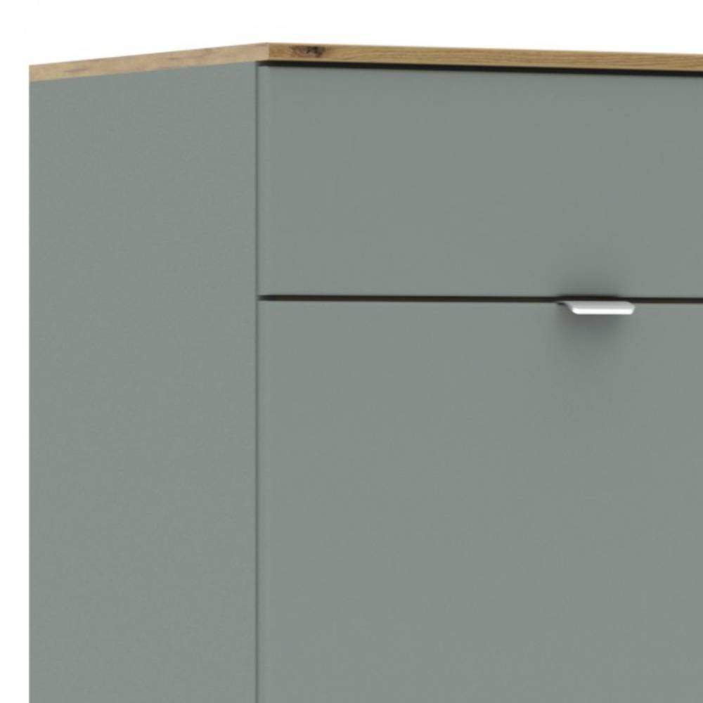 Hohes Sideboard in Graugrün - Anthros