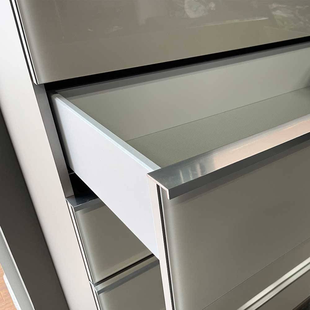 Zweifarbige Hochkommode 75 cm breit - Pascan