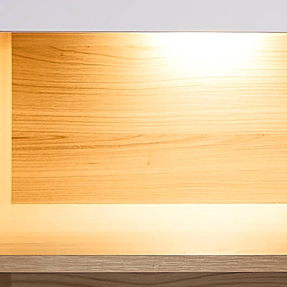 Highboard in Hellgrau und Eiche Hell - Rovigo
