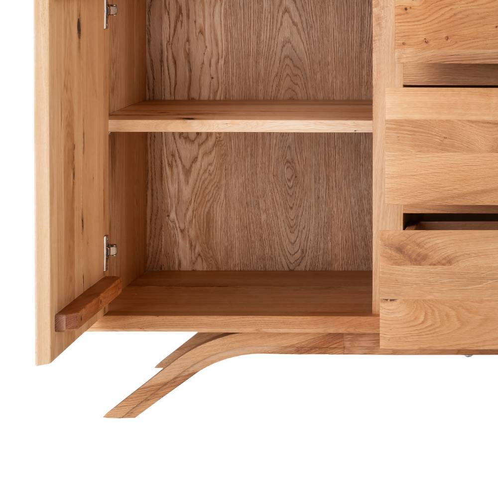 Sideboard aus Wildeiche Massivholz - Fredellia