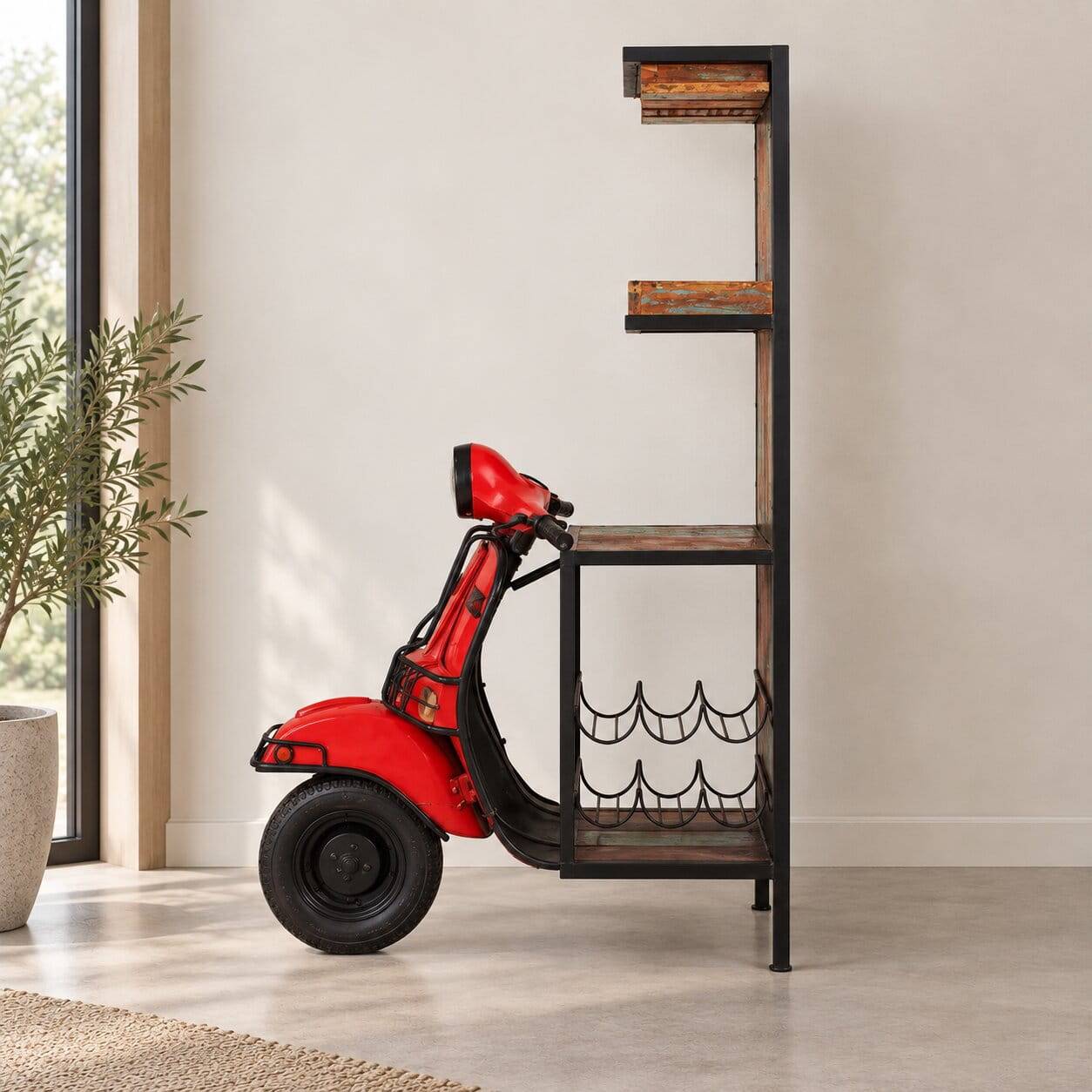 Shabby Design Barschrank Roller Style - Pietra
