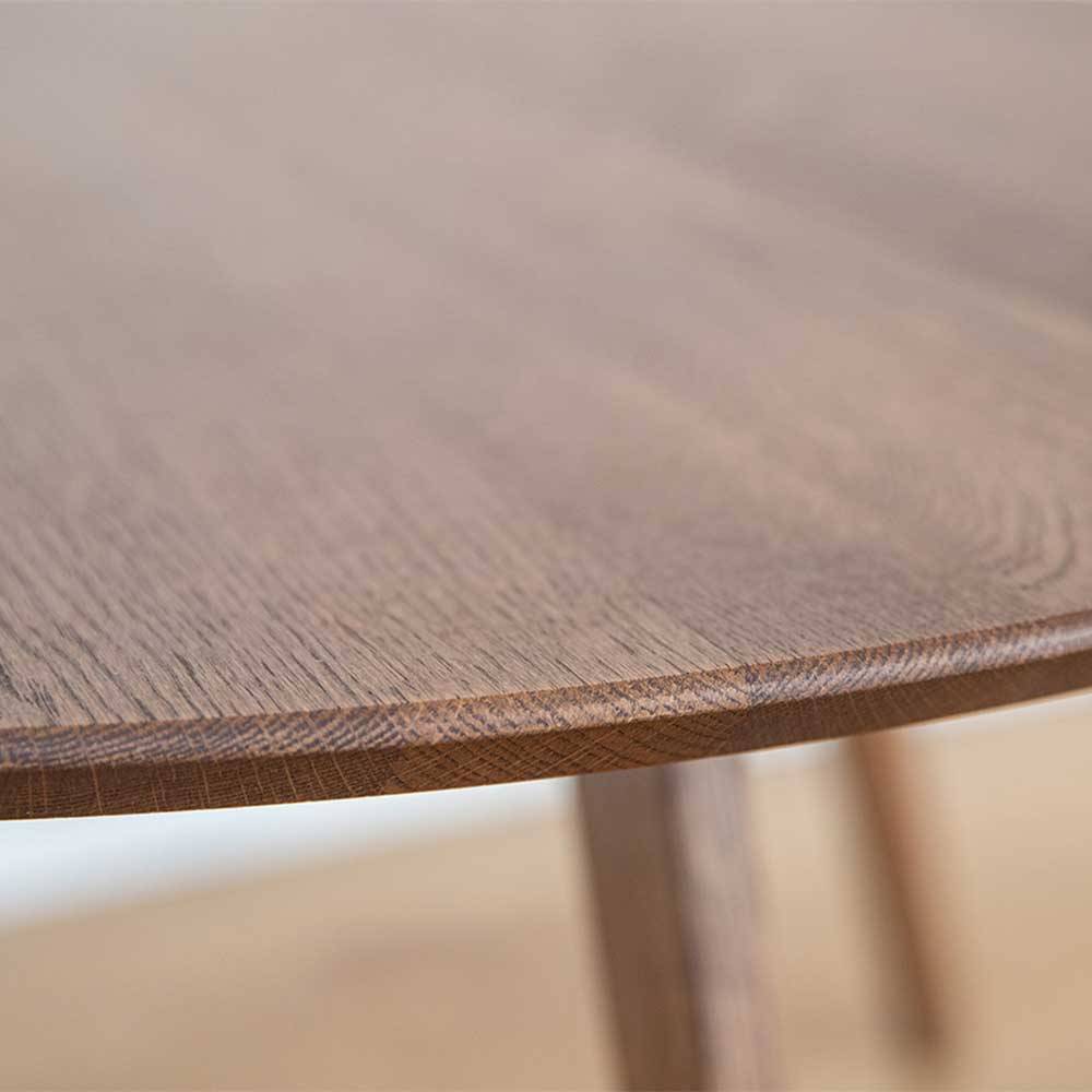 Retro Sofatisch aus Eiche in Braun geölt - Ceolata