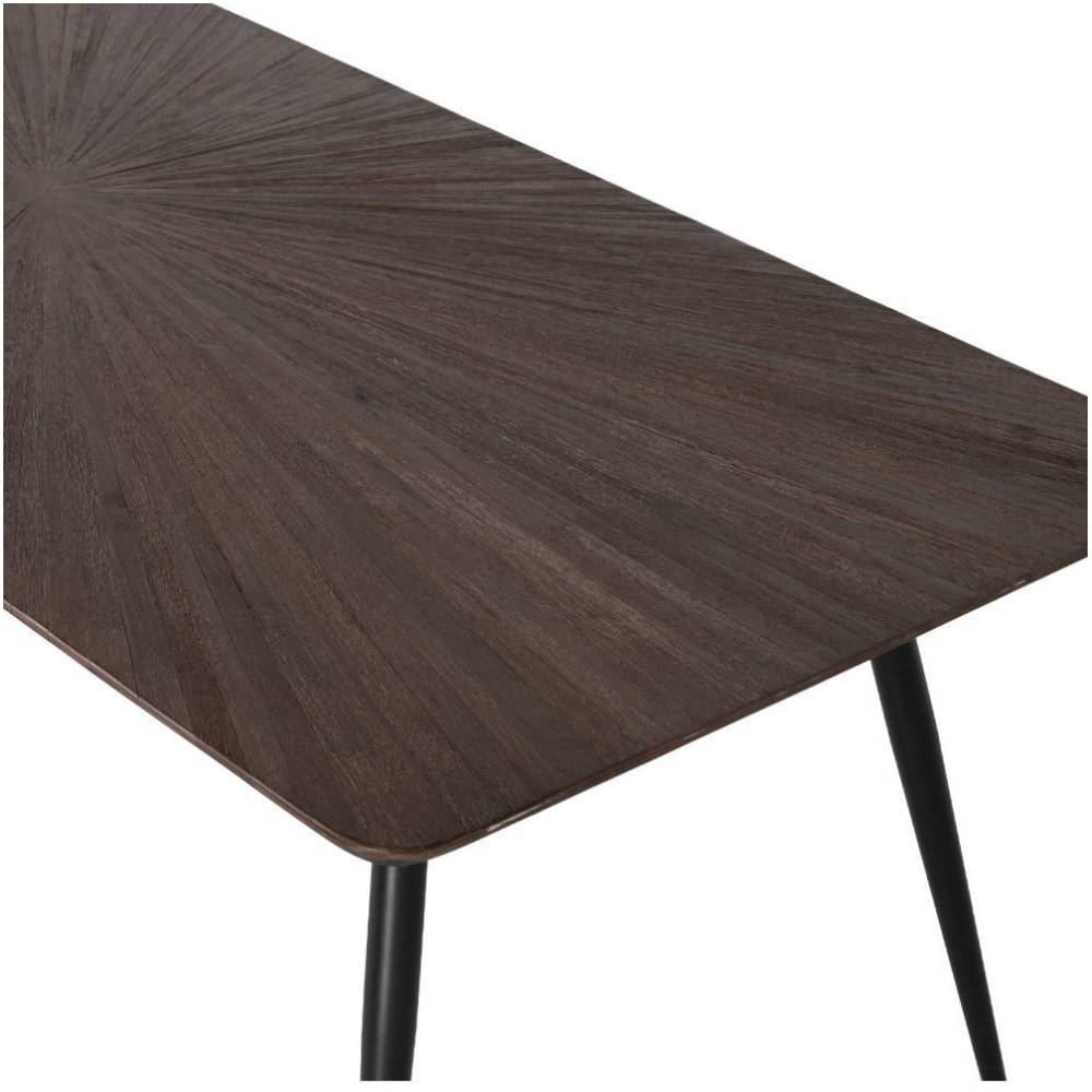 Esszimmertisch aus Recyclingholz Teak - Greyna