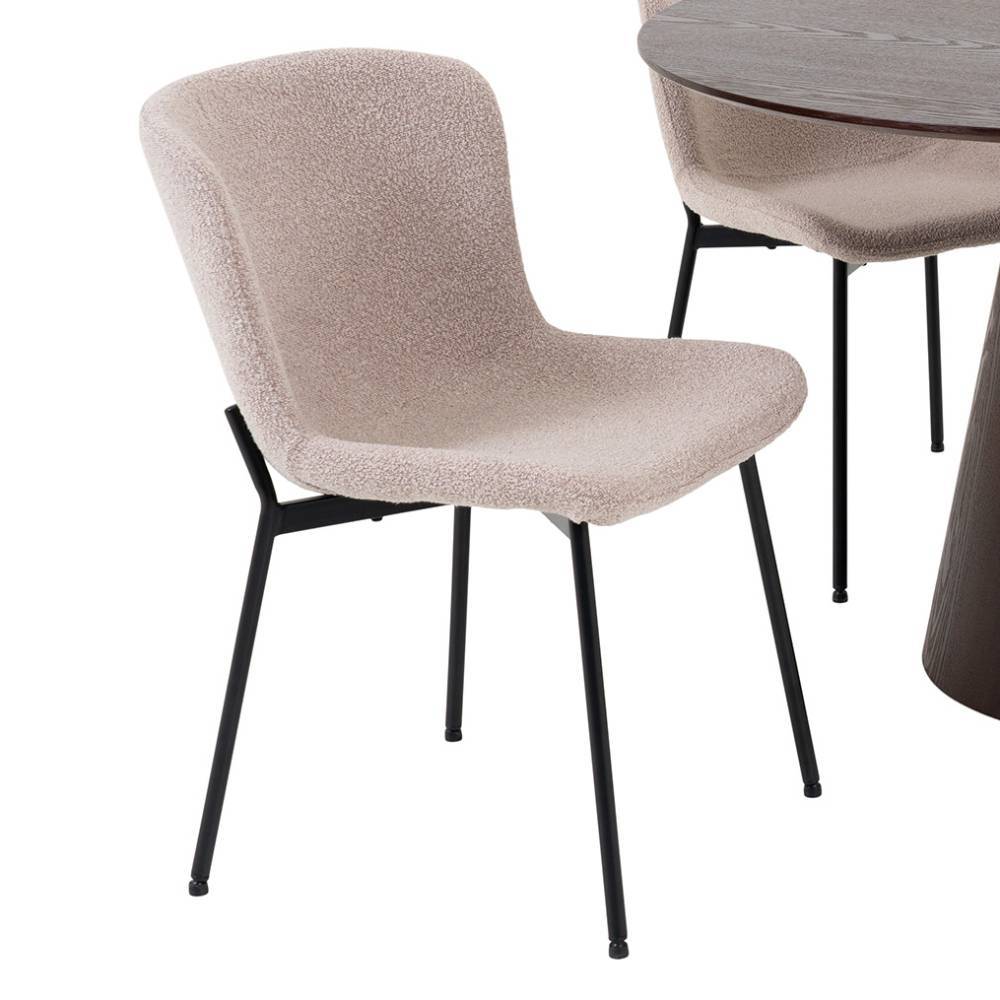 Esszimmer Möbelset mit rundem Tisch - Crystono (fünfteilig)