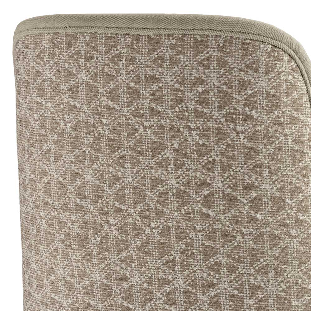 Eleganter Polsterstuhl in Beige Strukturstoff - Coprium
