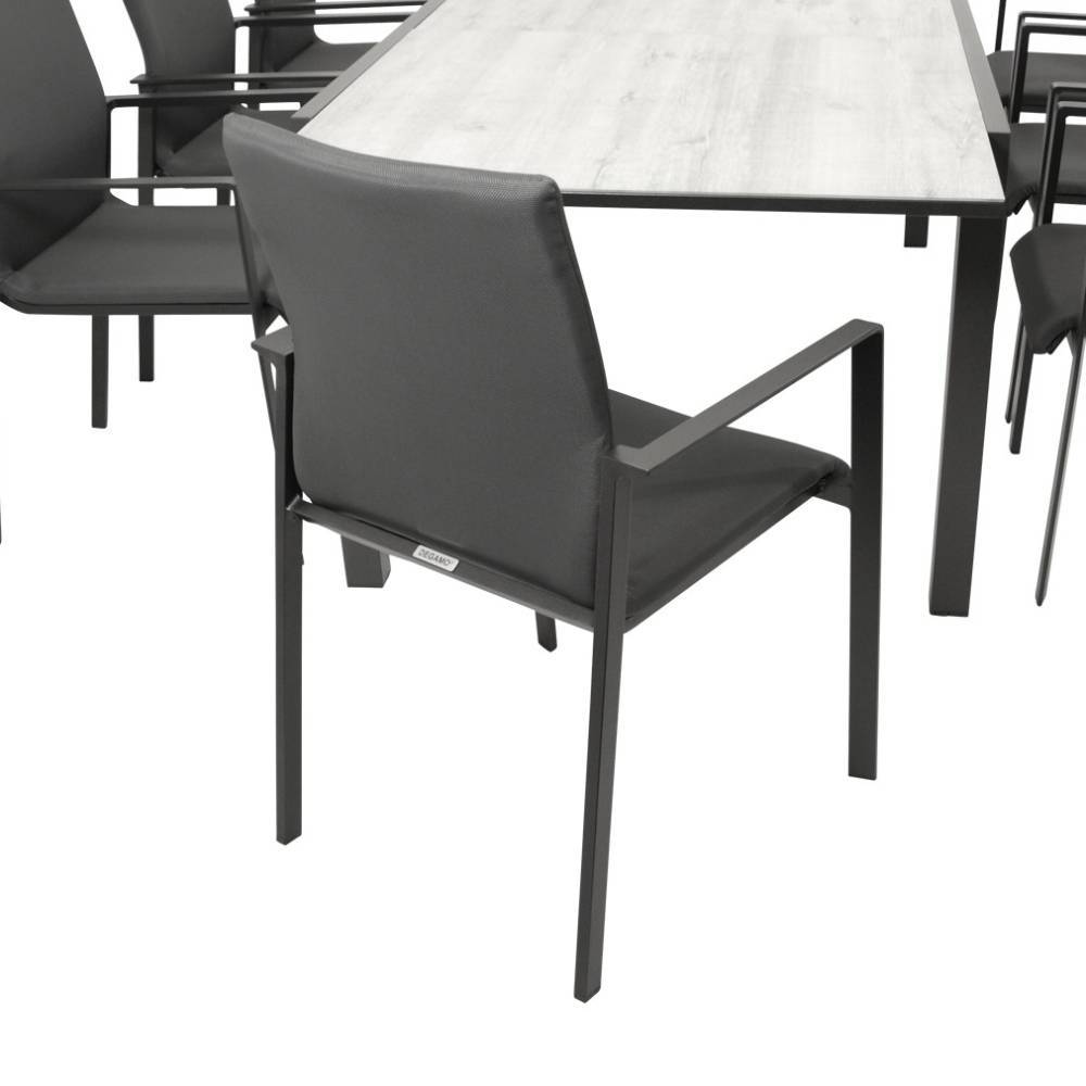 Acht-Personen-Gartengruppe modern - Mouse (neunteilig)