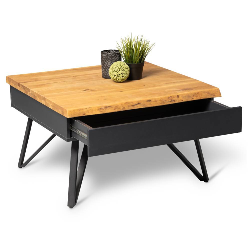 Design Wohnzimmertisch mit zwei Schubladen - Fiolpedo