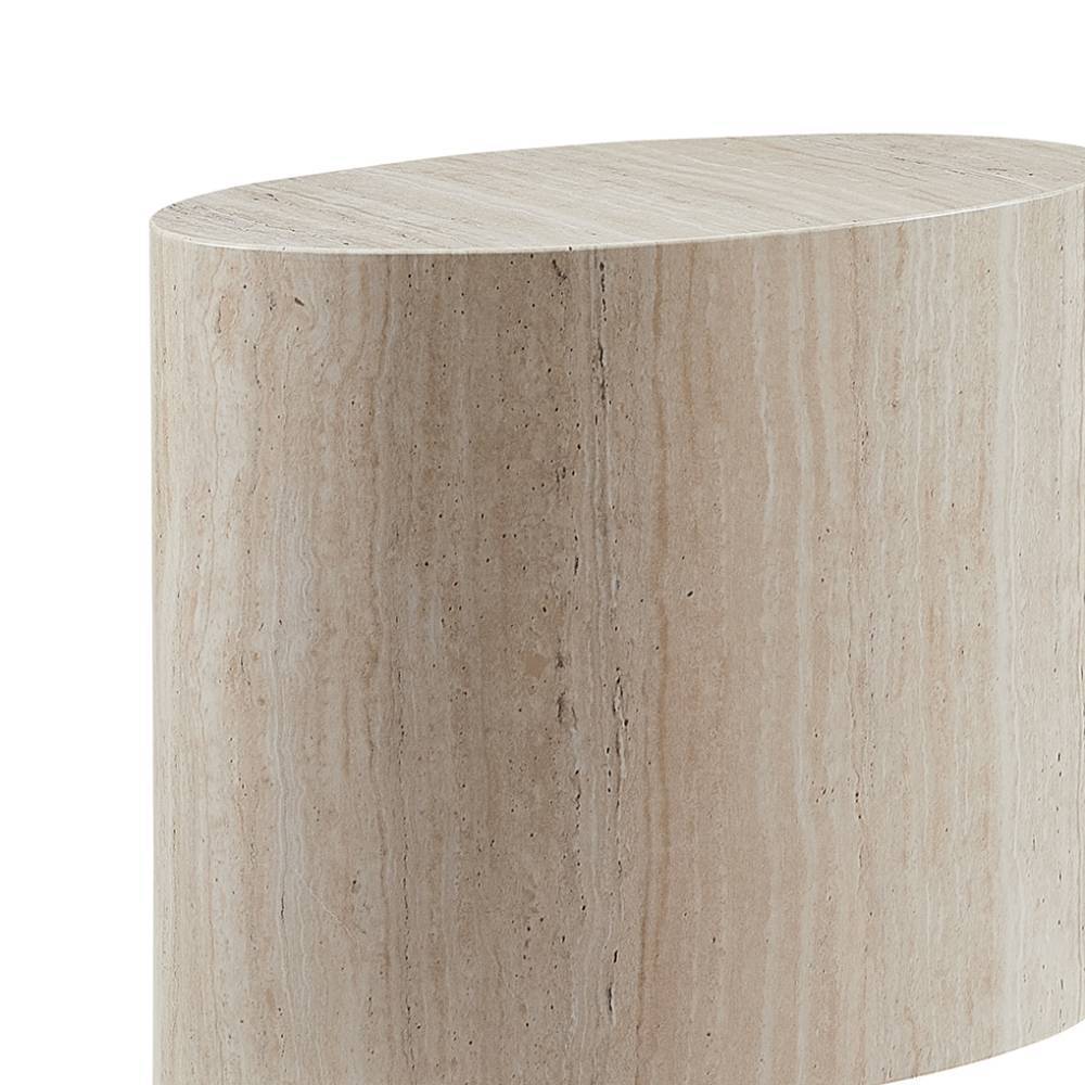 Couchtisch Duo in Oval - Liesca (zweiteilig)