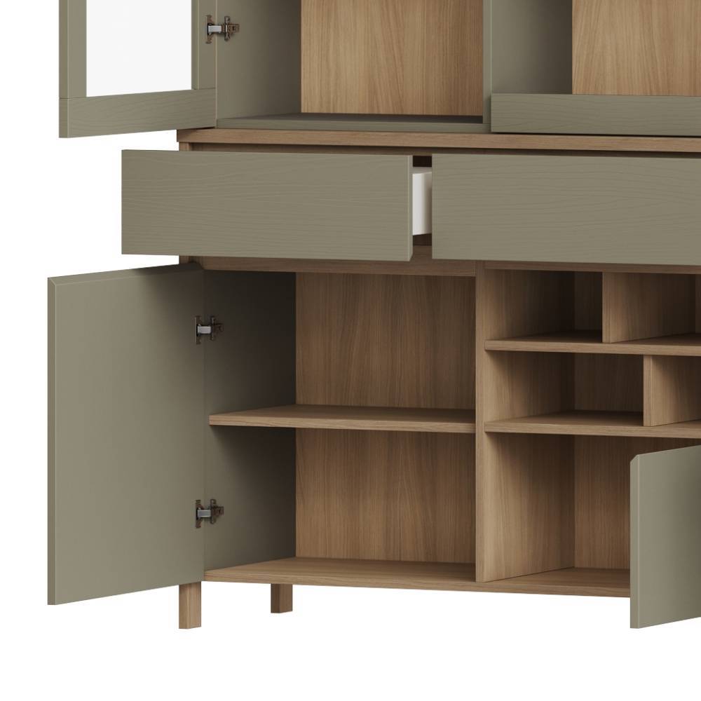 Buffetschrank in Eukalyptus und Eiche Optik - Promo