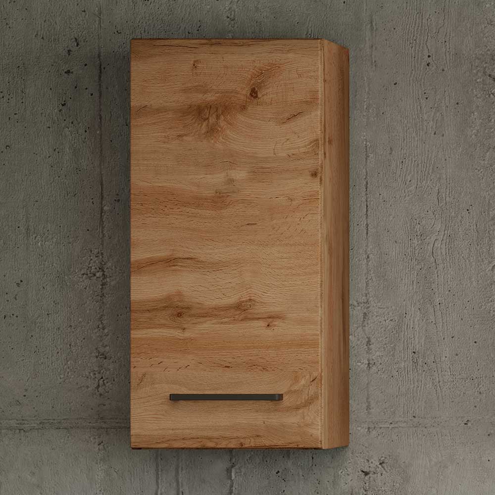 Bad Oberschrank in Holzoptik mit Tür - Arazony
