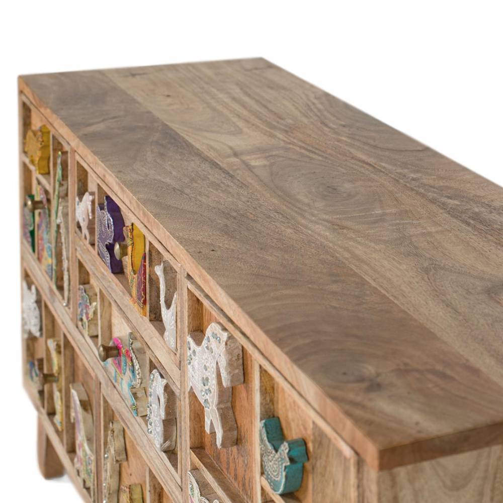 Design-Kommode mit Tiermotiven - Castor