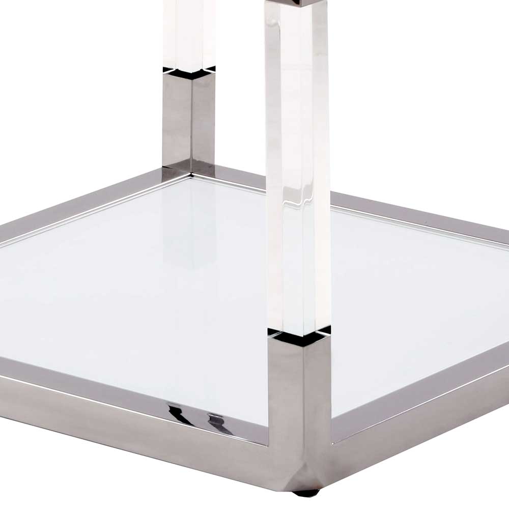 Design Beistelltisch aus Glas & Acrylglas - Camille