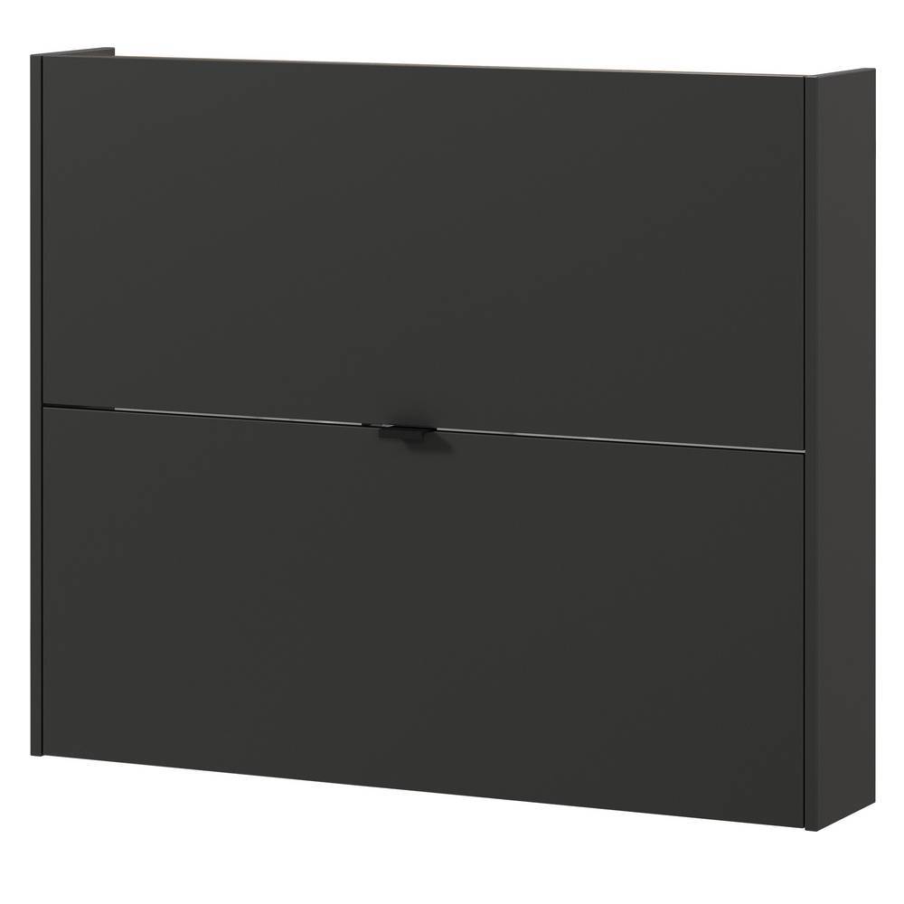 Hänge-Schuhschrank in Dunkelgrau - Ancela