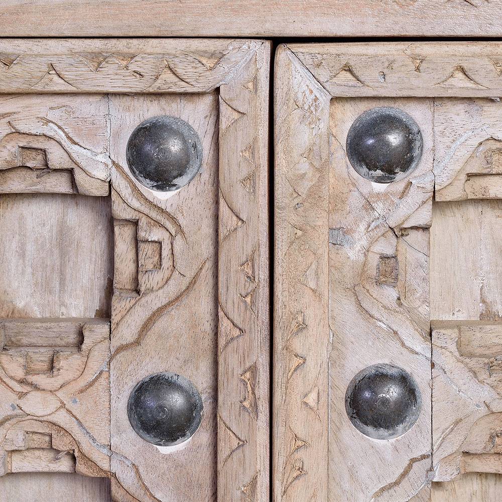 Vintage Design Sideboard in White Wash - Uladan