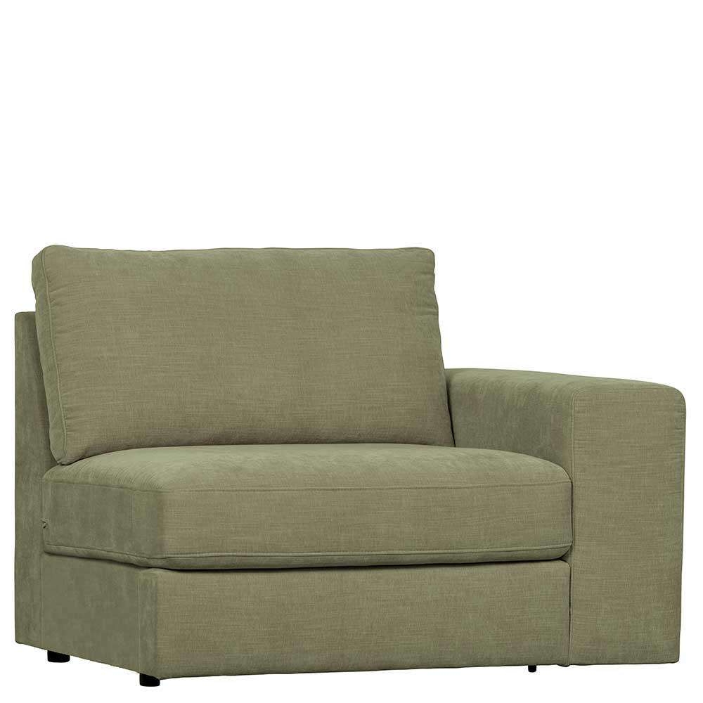 Modulare Couch - Endelement mit Armlehne rechts - Perconia